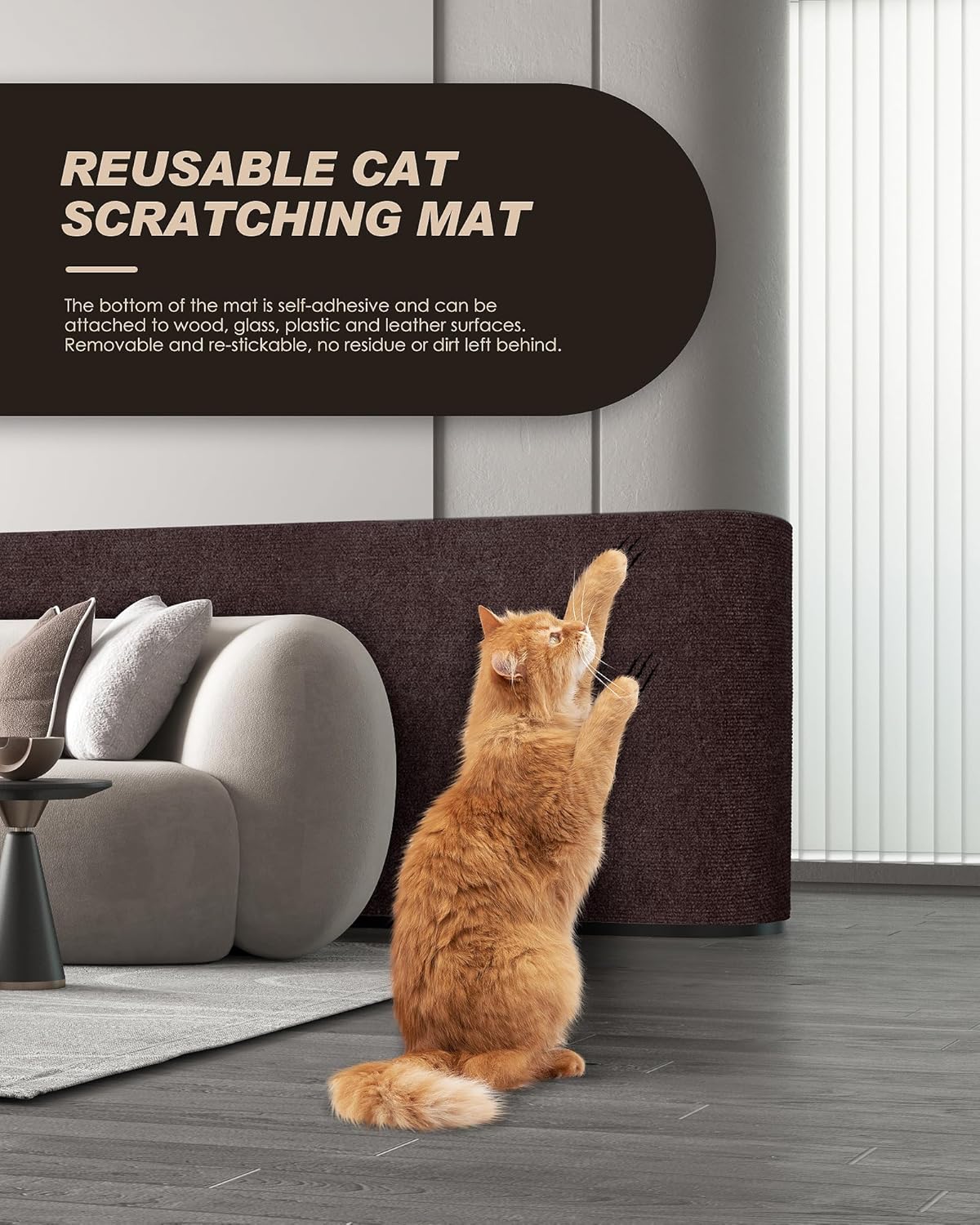 GFOUK™ Trimmable Cat Scratch Mat 15.8 x 78.7 inches
