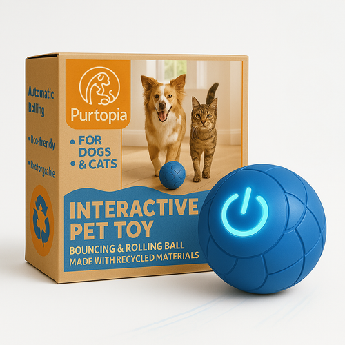 ✨Remifa™︎ Interactive Pet Toys for Dog & Cat Durable Automatic Bouncing & Rolling Ball [2025 Newly Upgraded]